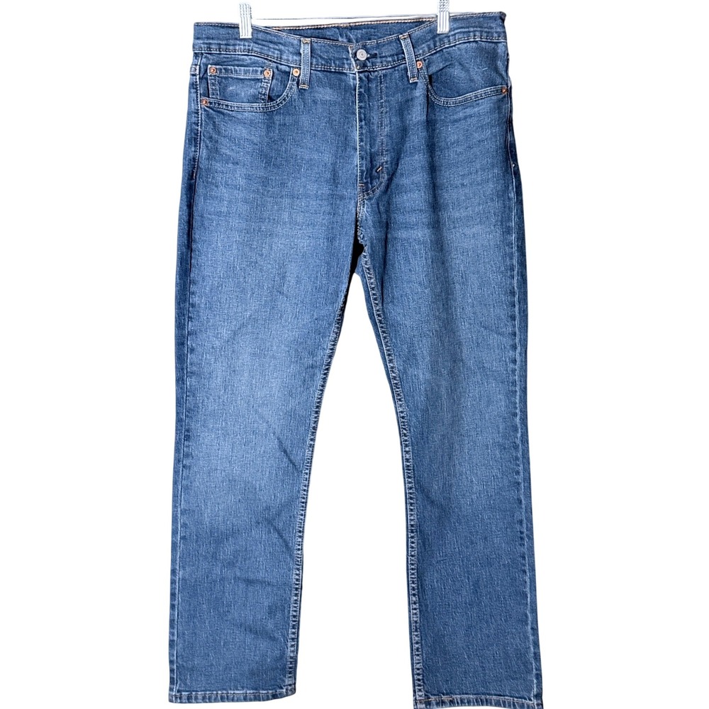 Levis 511 Slim Fit Jeans 36x30 Medium Wash Blue Denim Pants Everyday Classic